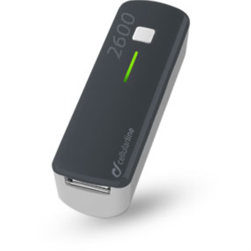 CELLULARLINE PowerBank 2600 mAh Cellular Line nero